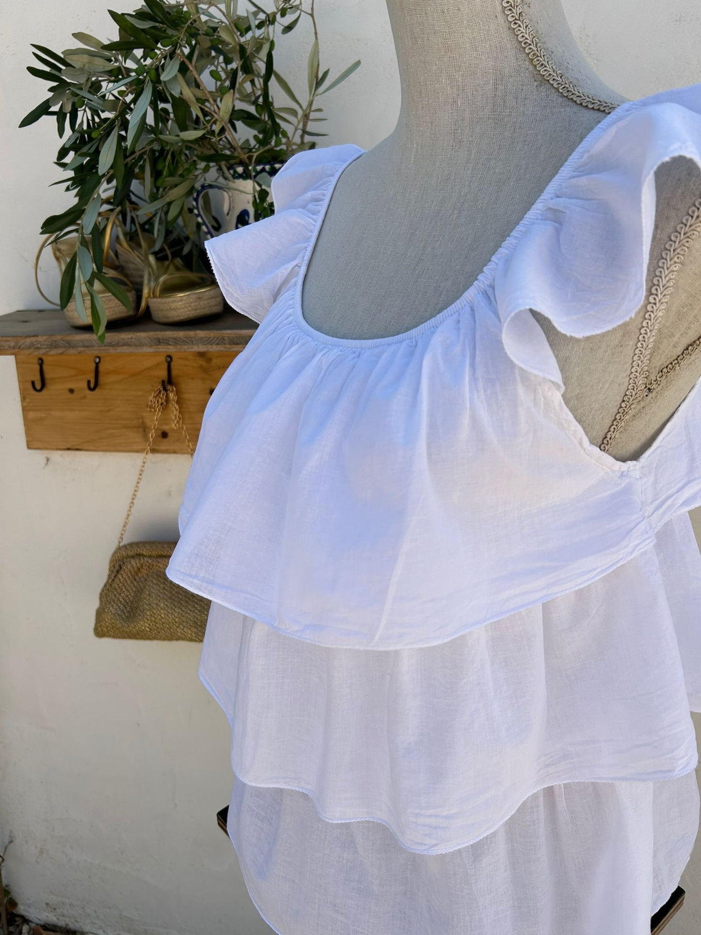 Blusa volantes
