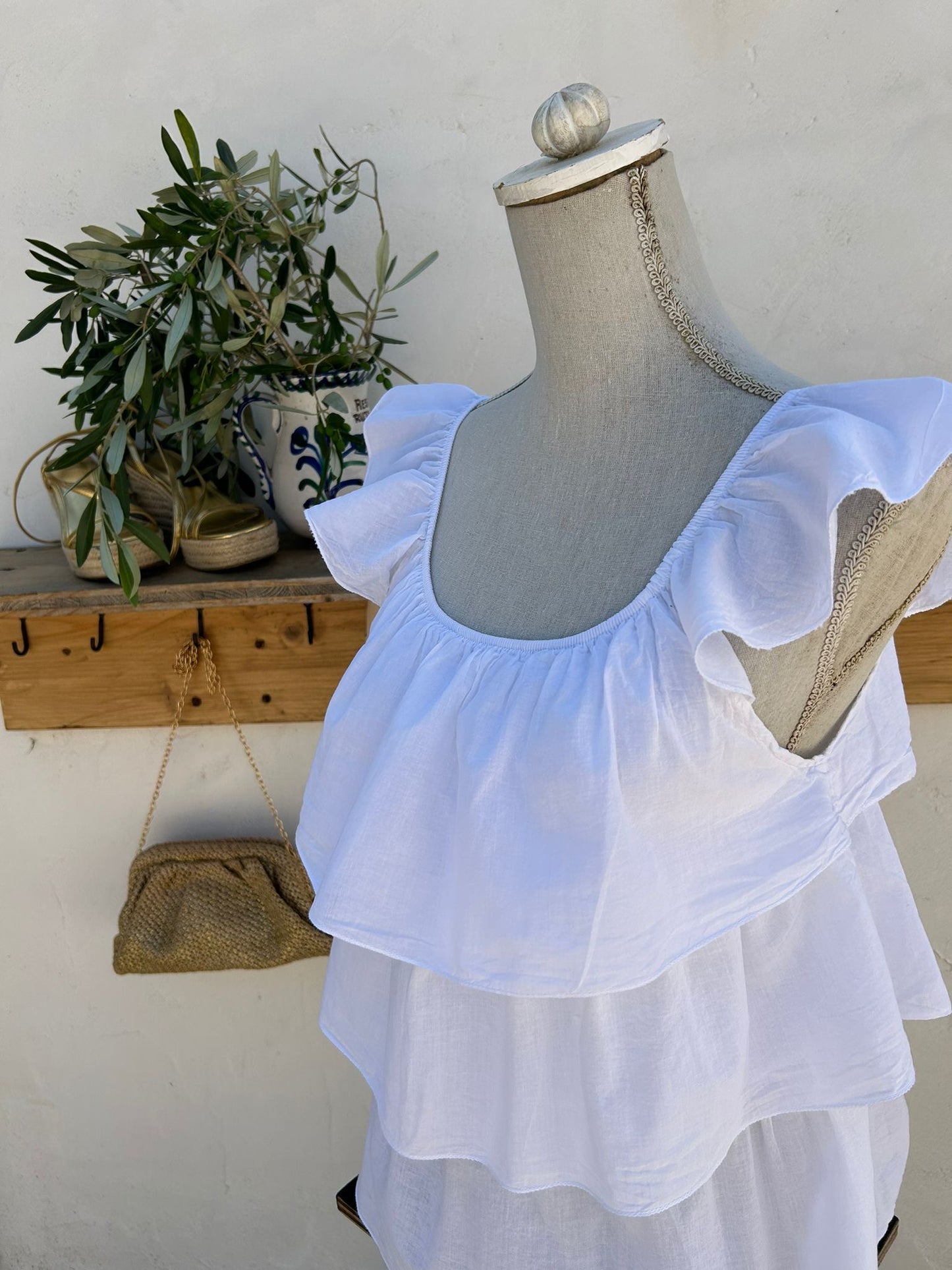 Blusa volantes